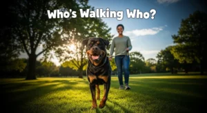 6 Surprising Reasons Why Your Rottie Walks Ahead of You