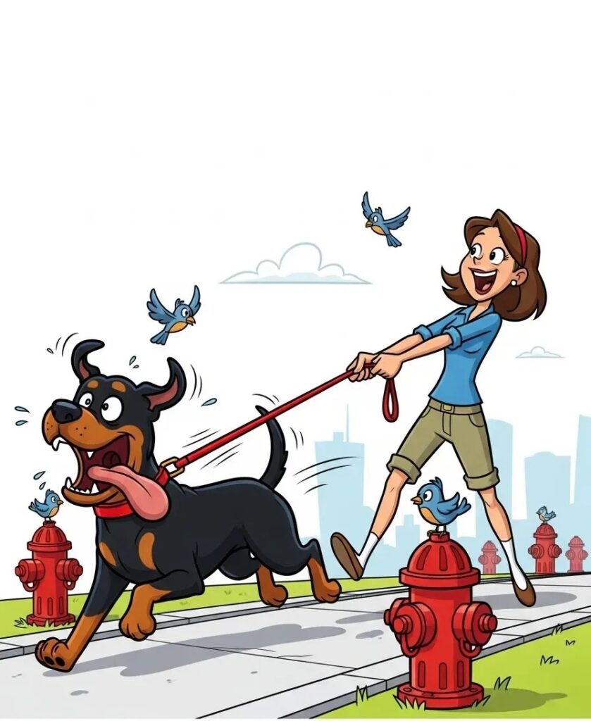 6 Surprising Reasons Why Your Rottie Walks Ahead of You