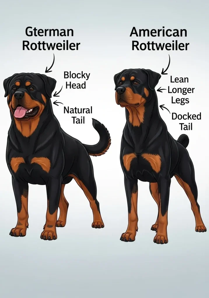German Rottweiler vs. American Rottweiler Which One’s Your Perfect Match