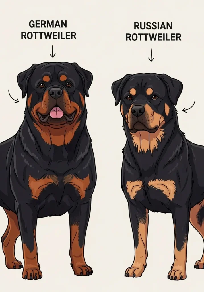 German vs Russian Rottweiler