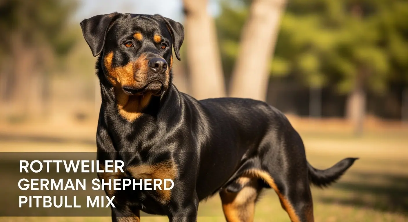 Rottweiler German Shepherd Pitbull Mix