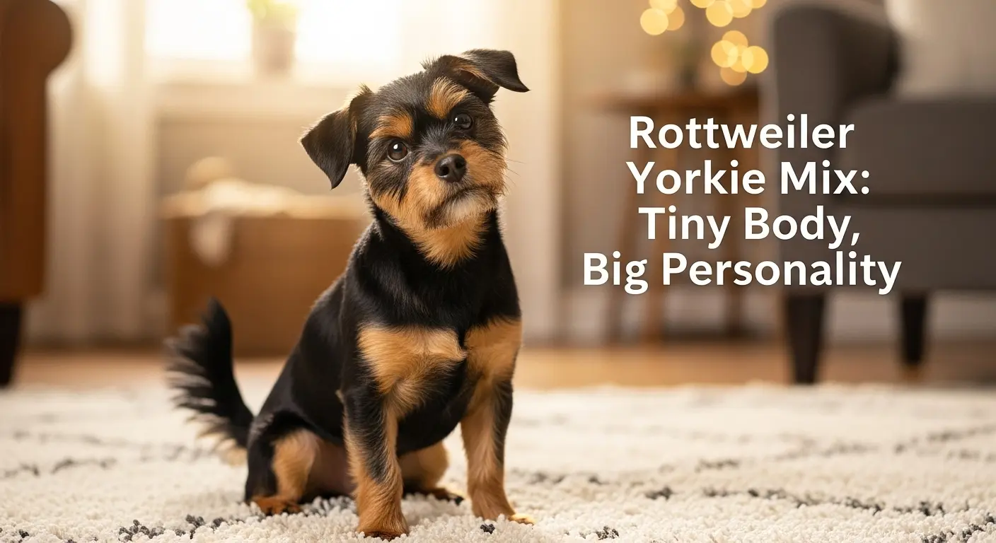 Rottweiler Yorkie Mix Temperament, Training, and Lifespan