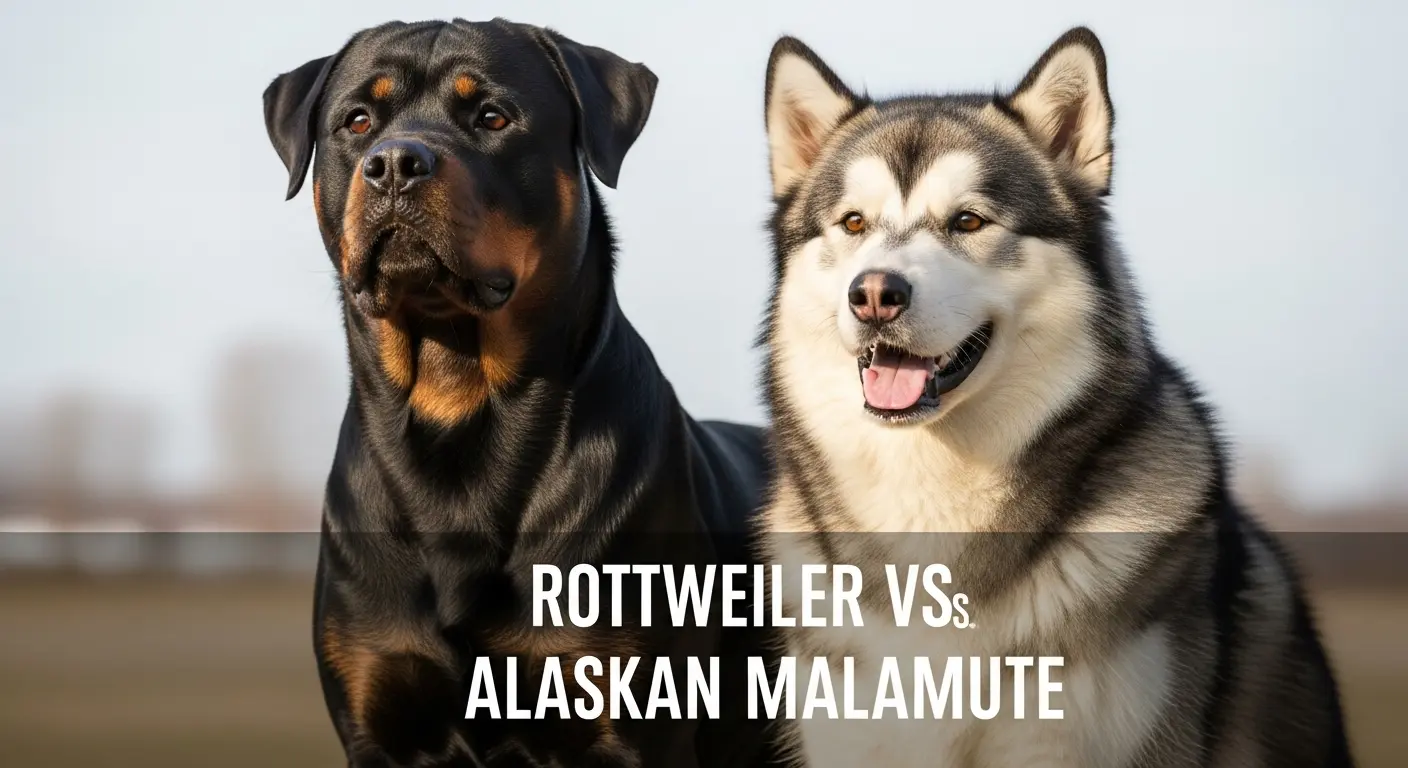 Rottweiler vs Alaskan Malamute