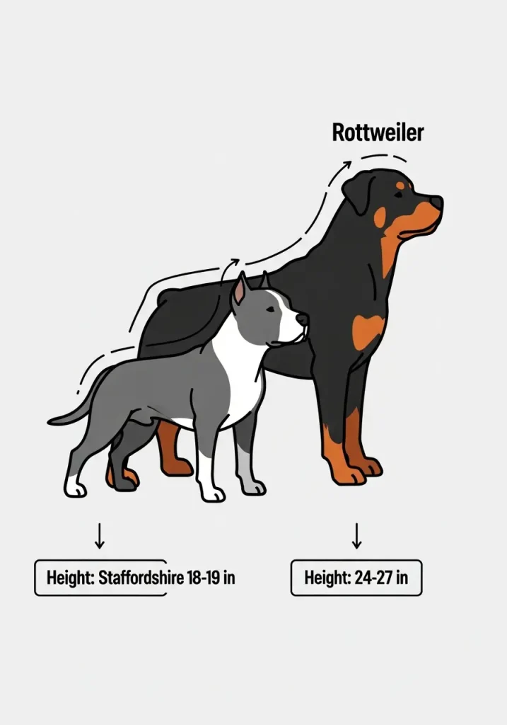 American Staffordshire Terrier Vs Rottweiler Key Differences Explained